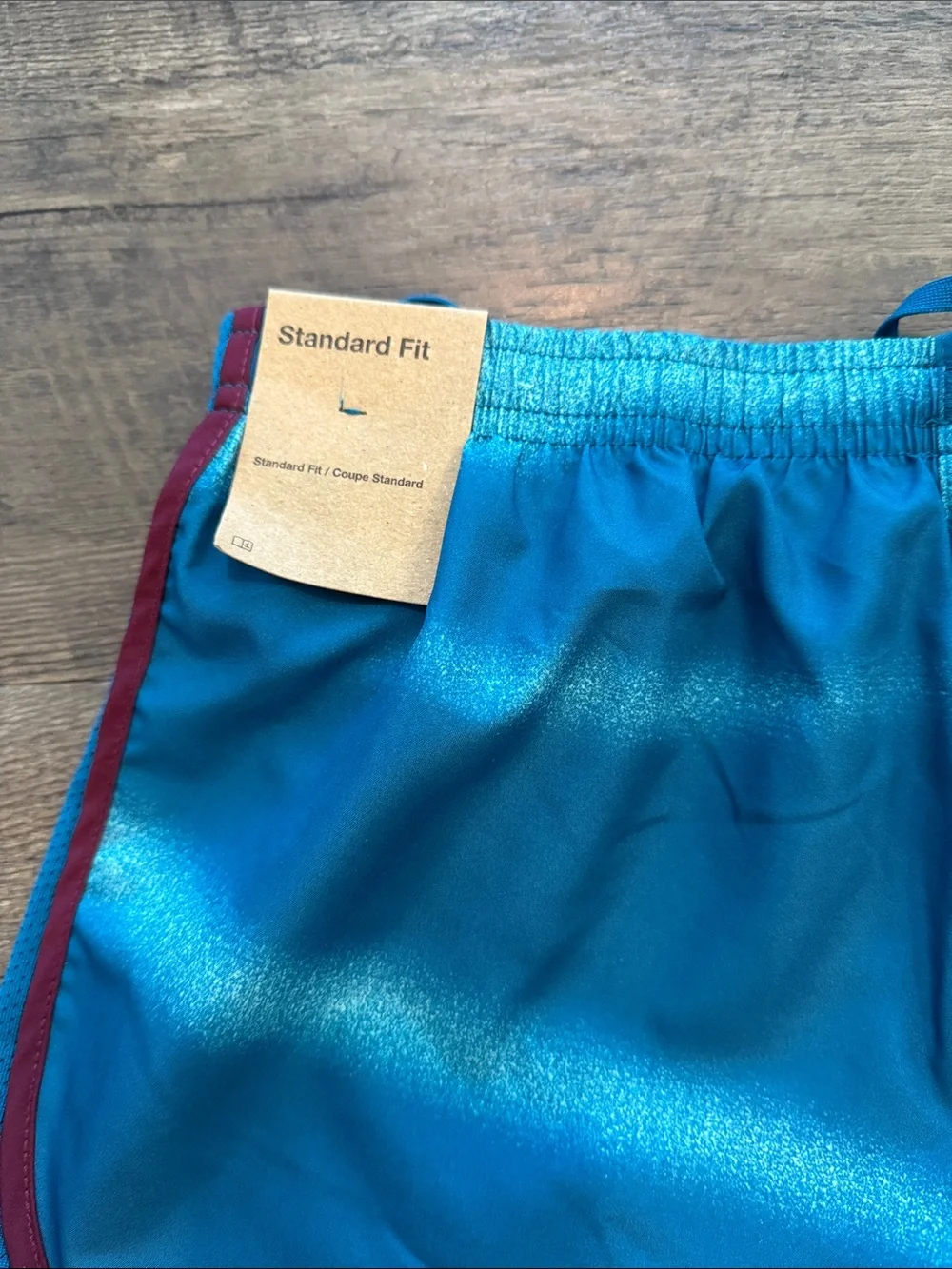 Nike Girl's Large Green Abyss Tempo Dri-Fit Athletic Shorts